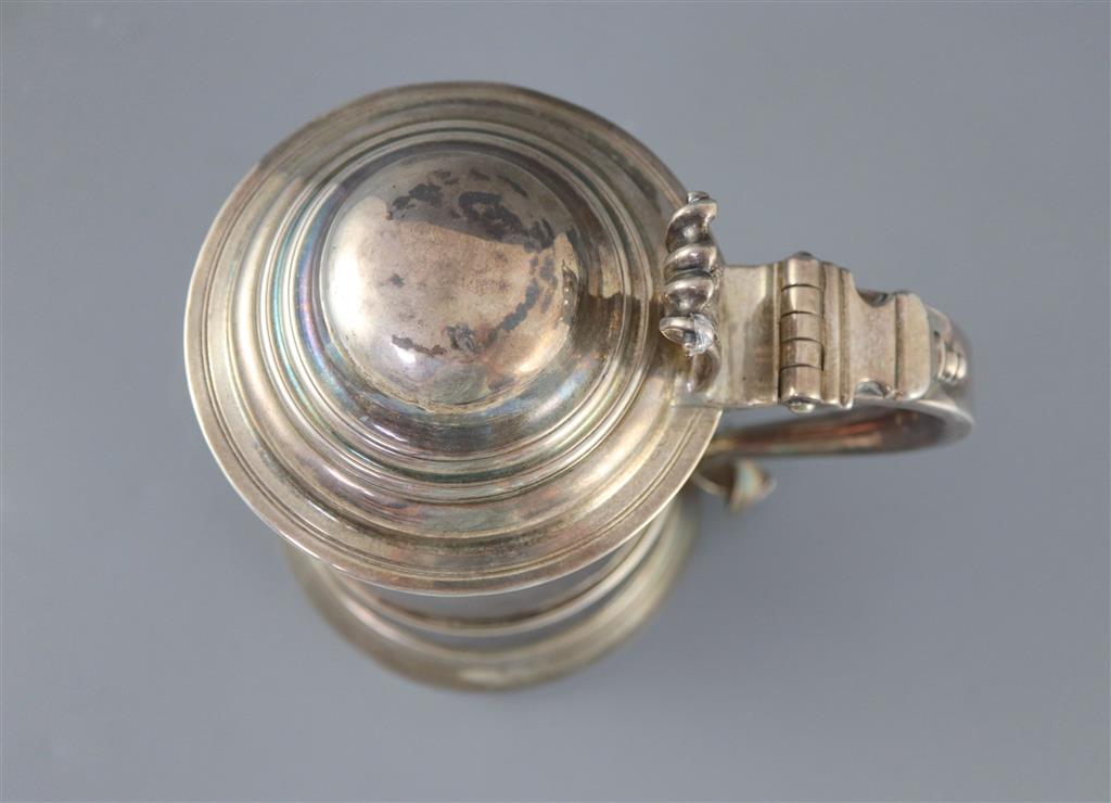 A George III silver tankard by Francis Crump,